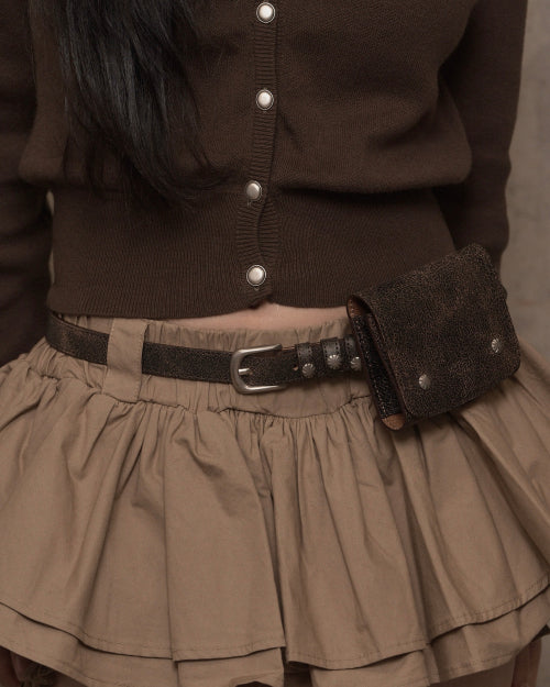 Atelier Tweed Skirt (black)