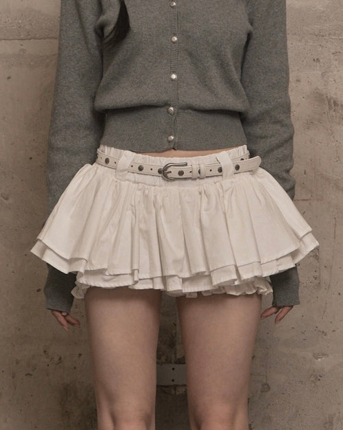 Cancan Skirt Pants (ivory)