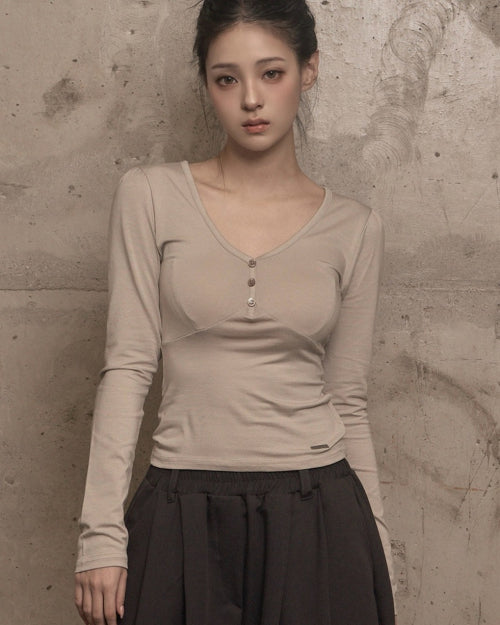 Puff Long Sleeve (beige)