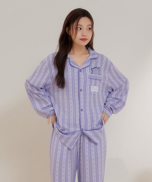 [Pocket Mon] Pocket Monster Long-Sleeved Pajama (PURPLE)_SPPF49U04