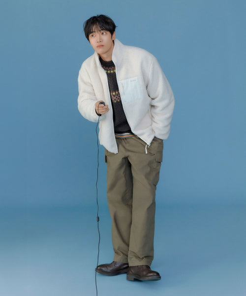 COTTON CARGO 1-TUCK PANTS