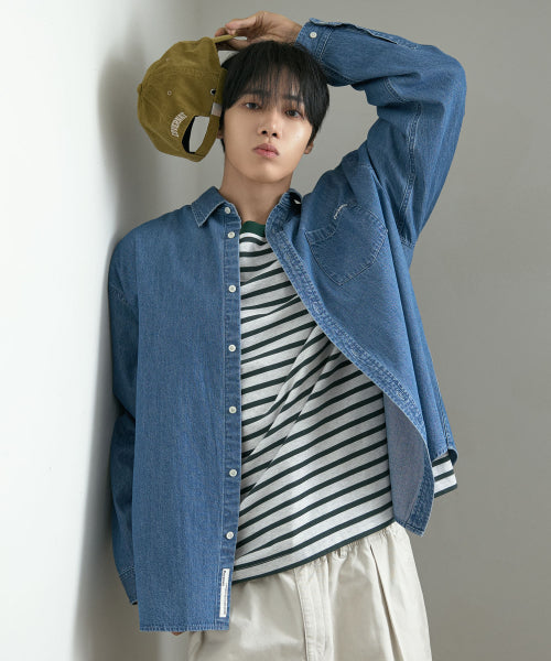 BASIC DENIM SHIRT