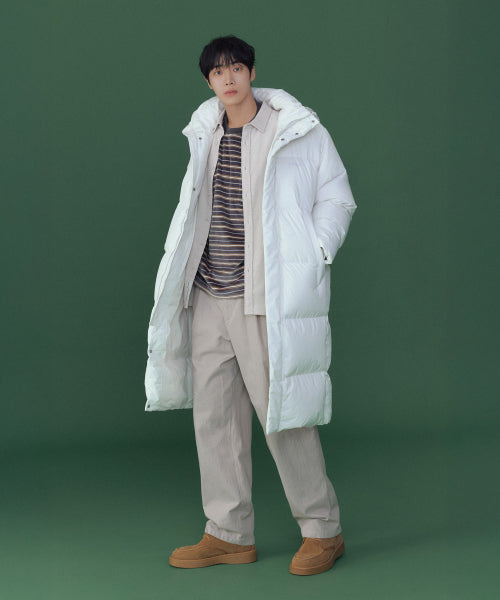 <easy pants> HERRINGBONE 1-TUCK PANTS</easy>