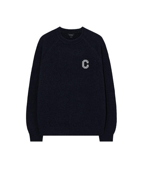 MIDDLE C LOGO KNIT PULLOVER