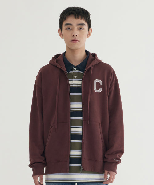 C LOGO HOODIE ZIP-UP