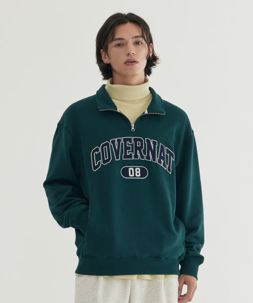 ARCH LOGO HALF-ZIP SWEATSHIRT