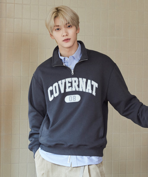 ARCH LOGO HALF-ZIP SWEATSHIRT