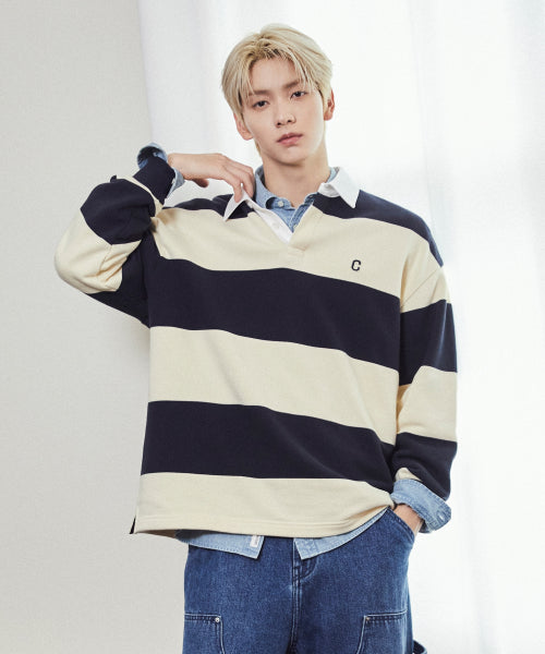 Small C Logo Rugby Sweatshirt