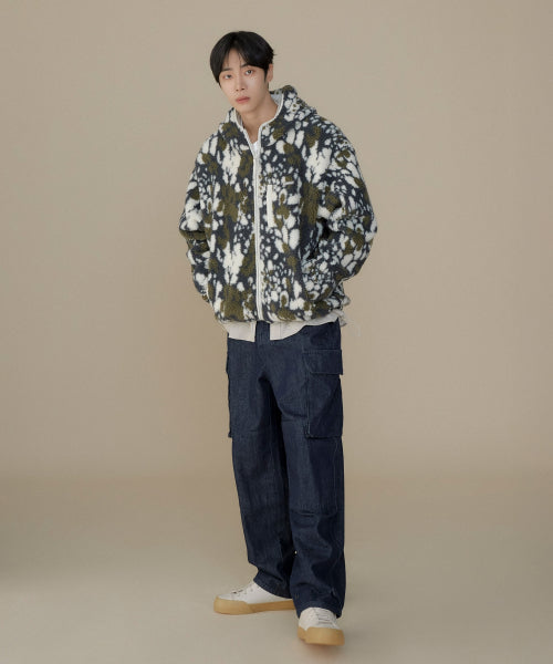 DENIM CARGO PANTS