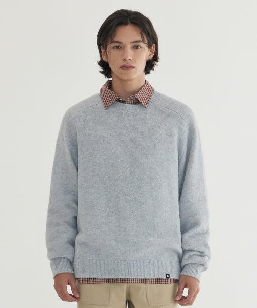 HAIRY RAGLAN KNIT