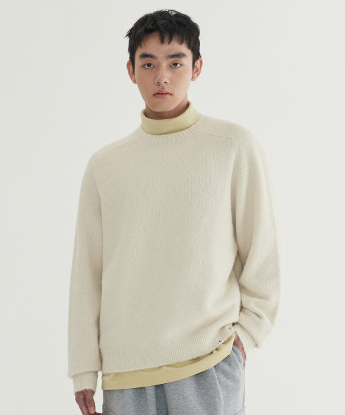 HAIRY RAGLAN KNIT