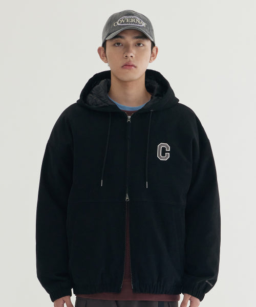 HEAVY OXFORD HOODED JACKET