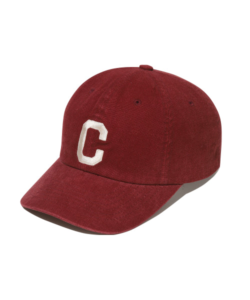 C LOGO OXFORD WASHING 6PANEL CAP