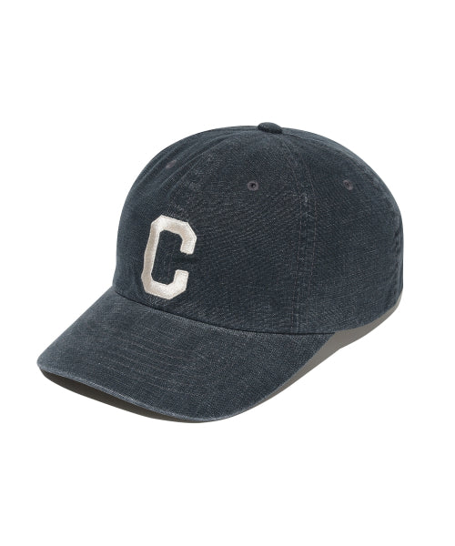 C LOGO OXFORD WASHING 6PANEL CAP
