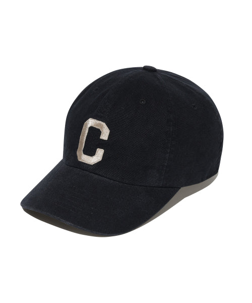 C LOGO OXFORD WASHING 6PANEL CAP