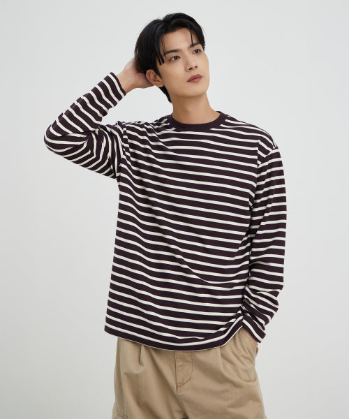 Loose Fit Long Sleeve T-Shirt_SPLWF49C01