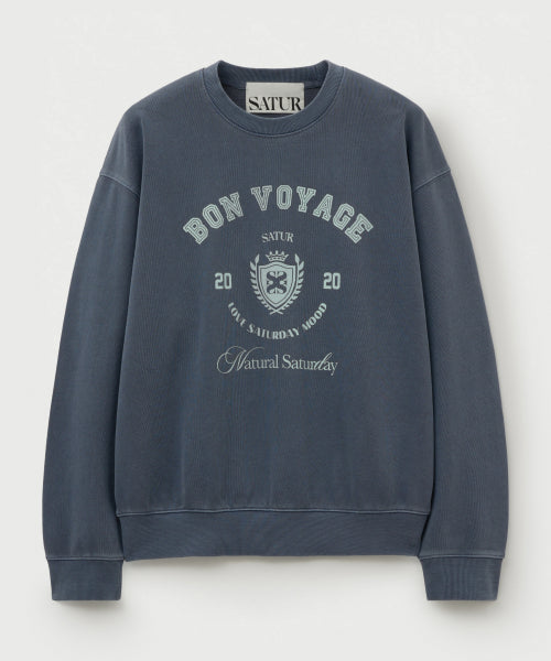 Bon Voyage Dyed Sweatshirt Navy