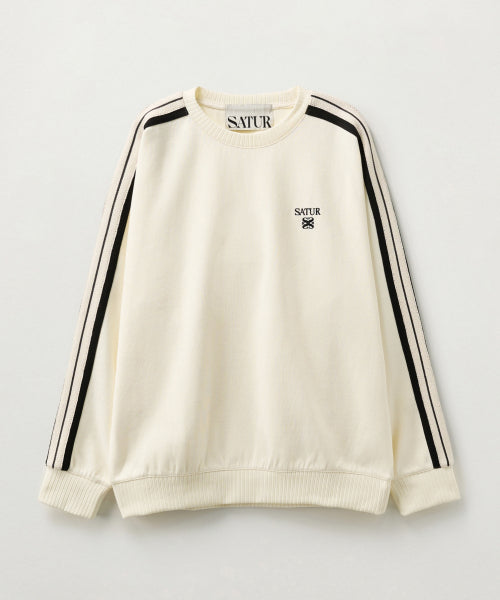 Lawton Sweatshirt Cream Black
