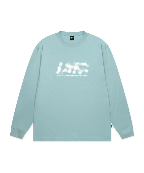 HALFTONE LONG SLV TEE mint