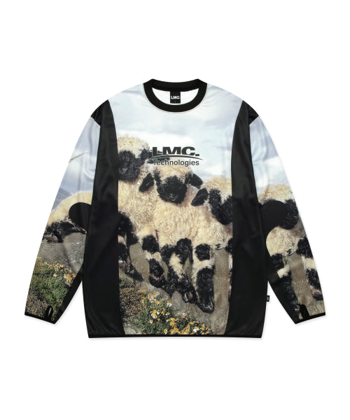 TECHNOLOGIES AOP LONG SLV JERSEY gray