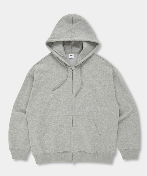 [French Terry] 2-WAY Hooded Zip-Up_SPMZF4TC02