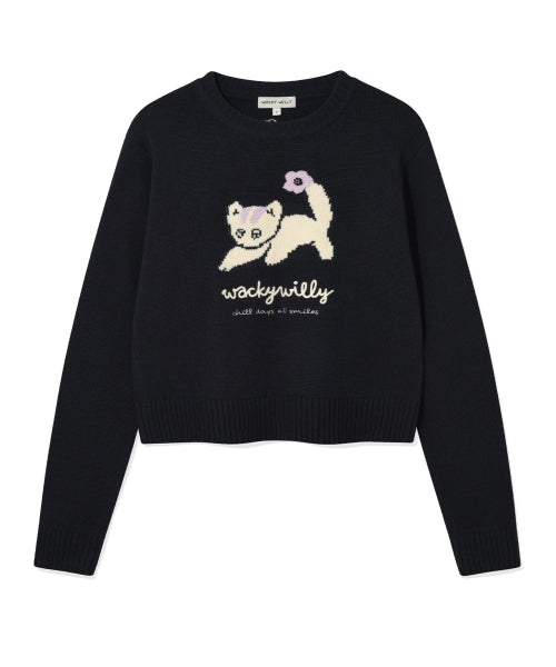 Maybe it's Women's Leo graphic. Pullover navy