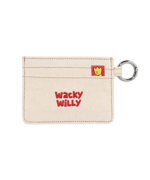 Kiki Wappen Card Wallet Ekru