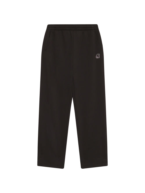Small Polar Bear Sweat Two-Way Straight Pants - U_Black