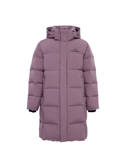 STELOL S (Schol S) UNI Windstapper Long Down Jacket_COPPER BROWN