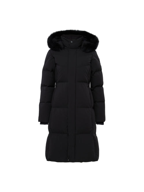 SCARLETT (Scarlet) Women's Long Down Jacket_Black