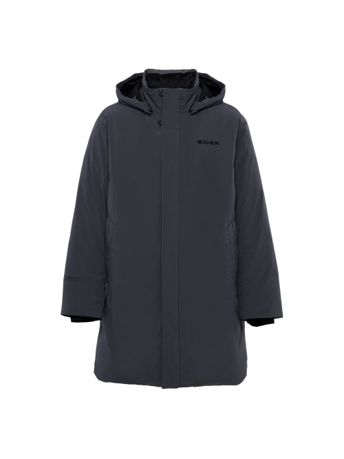 La Belle (Label) Men's W/S Cashmere Middle Coat Down Jacket_Dark Gray