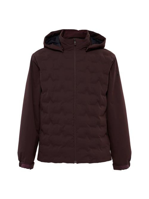 MOTION FIRST (Motion First) Men's Stretch Welding Down Jacket_RED BROWN