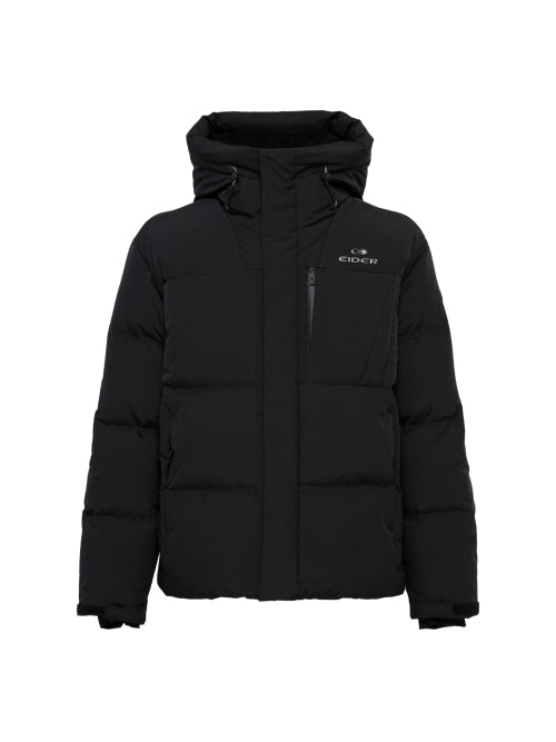 CIRCULART Men's Technical Puffer Down Jacket_Black