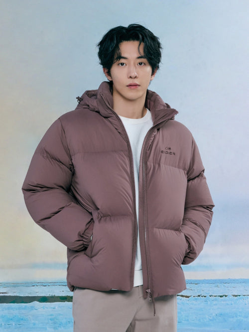 ADDON (Ed-ON) Men's puffer down jacket_COPPER BROWN
