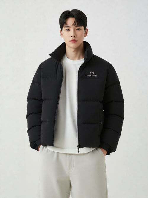 STELOL D (Stol D) UNI puffer down jacket_Black