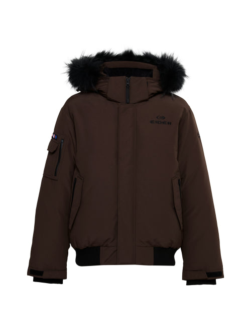 STOOKY 10th (Stuky 10th) UNI Down Jacket_Brown