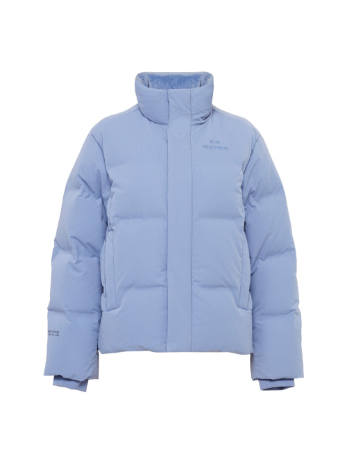 STELOL Q (Scholesterol Q) Women's Windstapper Welding Down Jacket_ASH BLUE