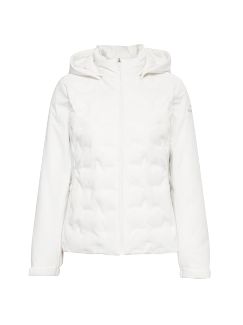 MOTION FIRST (Motion First) Women's Stretch Welding Down Jacket_Cream