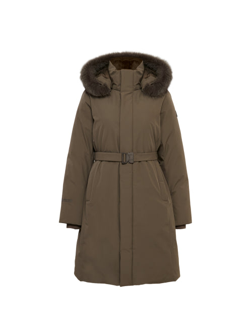 La Belle (La Belle) Women's Windbreaker Down Jacket_Dark Beige