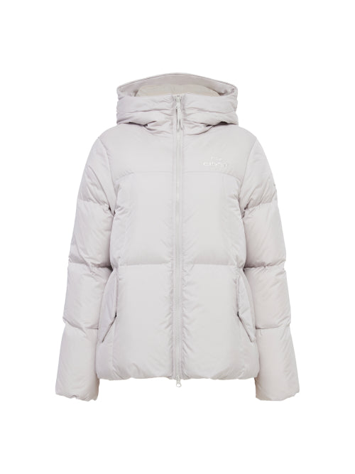 ADDON (Ed-on) Women's Middle Down Jacket_Grayish BEIGE