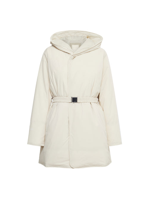 La Belle (La Belle) Women's Cashmere Middle Coat Down Jacket_SOY