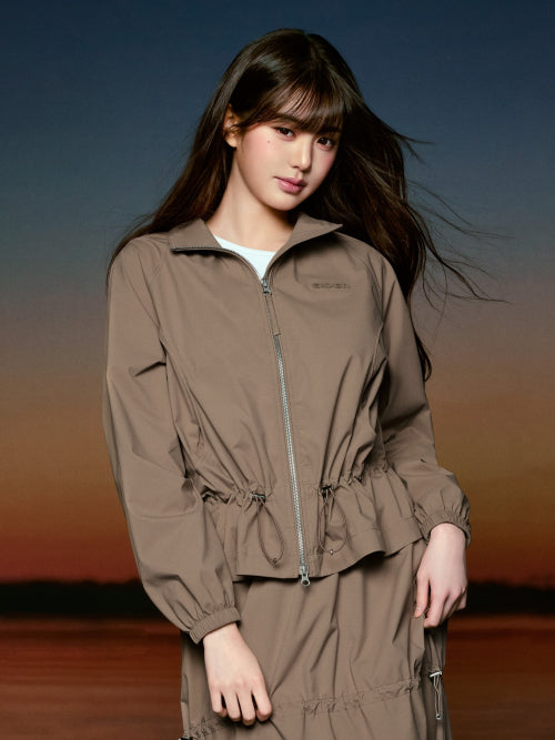 SHIRRING (Shirring) Women's 3L Jacket_MID BEIGE