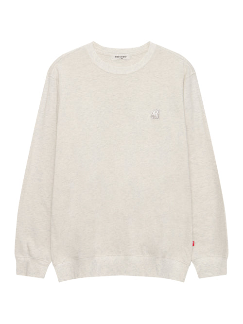 Wappen Single Sweatshirt - U_OATMAL MELANCE