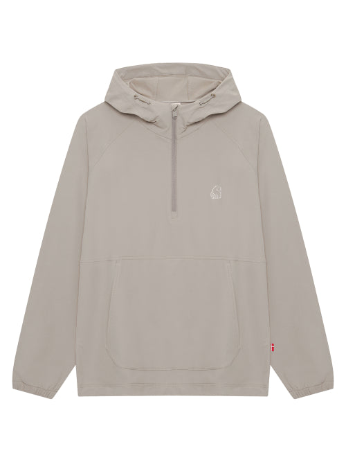 Lysa Camping Woven Hoodie T-shirt - U_Grey
