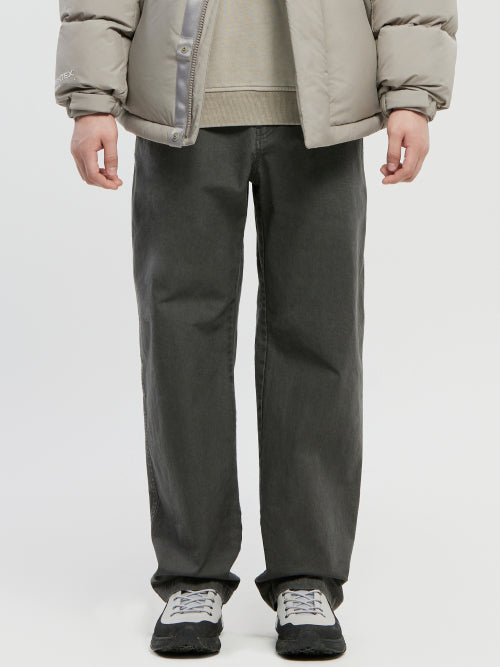 Glamper Straight Pants (Relax Fit) - M_Cool Grey