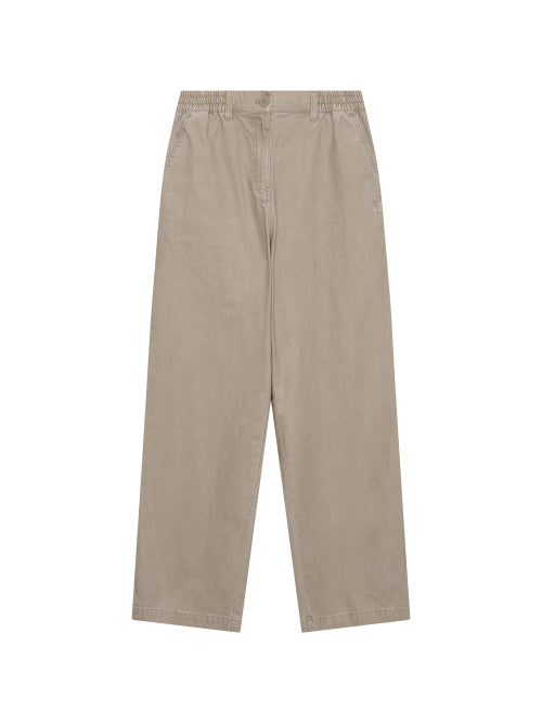 Glamper Straight Pants (Relax Fit) - W_Beige