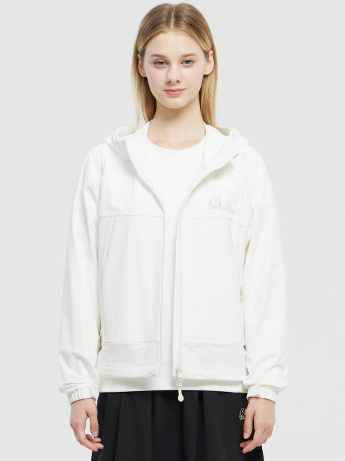 Lysa Camping Short Hoodie Jacket - W_Off White