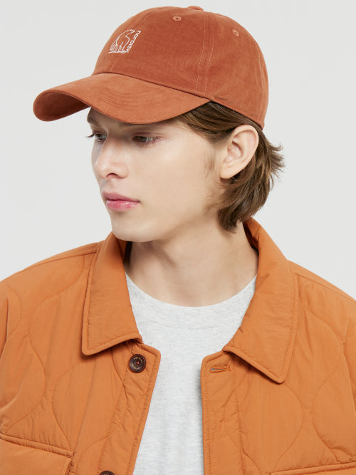 [Signature] Polar Bear Logo Ball Cap_Burnt Orange