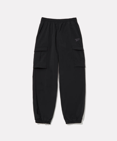 나일론 스트레치 카고 조거 팬츠 - 블랙