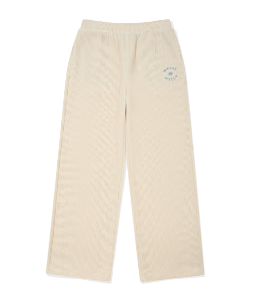 Women's Velvet Corduroy Pants Cream